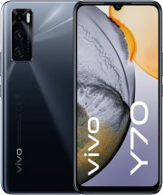 VIVO Y70 6,44 Zoll 8GB RAM + 128GB ROM Dual SIM Android 10 Gravity Black Smartphone