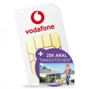 Vodafone Smart XL mit 11GB LTE f&uuml;r 19,99&euro; mtl. + gratis 25&euro; ARAL Supercard