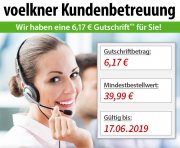 Voelkner 6,17 Euro Rabatt-Gutschein (MBW 39,99 Euro)