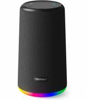 VOTOMY VT350 Deep Bass 360&deg; Rundum-Sound Bluetooth Lautsprecher mit RGB-Licht