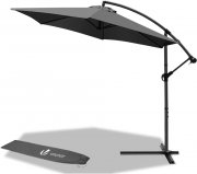 VOUNOT 300 cm Sonnenschirm mit Kurbelvorrichtung