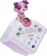 Vtech 80-608064 V-Story, die H&ouml;rspielbox pink, Musik-und Geschichtenbox, rosa
