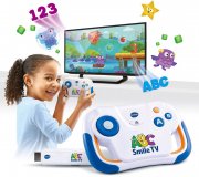Vtech ABC Smile TV Kabellose Lernkonsole mit HDMI-Stick f&uuml;r Kinder 3-7 Jahre