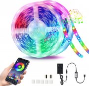 VVGOOD 5 Meter RGB Led Streifen mit App-Steuerung und Musik Sync