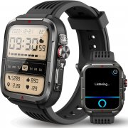 VvituaC IDS01 Milit&auml;r Smartwatch mit Telefonfunktion, 100 Sportmodi und Alexa