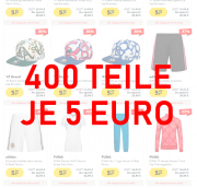Wahnsinn: 400 Artikel je nur 5&euro; bei SportSpar, teilweise UVP bis zu 99,99&euro;, Adidas, Puma, Nike...