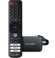 waipu.tv 4K Streaming Stick inkl. Fernbedienung mit Schnellwahltasten