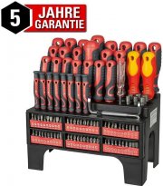 WALTER 613130 100-teiliges Bit und Schraubendreher Set