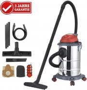 WALTER JN101-20L-1200W 20 Liter Nass- Trockensauger aus Edelstahl