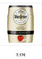 Warsteiner Premium Pilsener 5 Liter Fass bei Amazon Prime