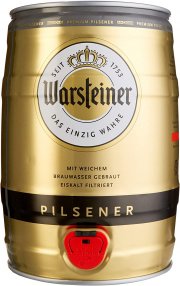 Warsteiner Premium Pilsener 5 Liter Fass mit Zapfhahn