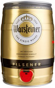 Warsteiner Premium Pilsener 5 Liter Partyfass mit Zapfhahn