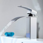 Waschtischarmatur Wasserfall Chrom