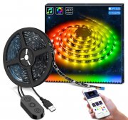 Wasserdichte LED Lichterkette mit APP Sync mit Musik