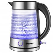 Wasserkocher Glas EPLIANS mit LED-Beleuchtung, 2200 Watt, 1,7 Liter f&uuml;r 22,99&euro; statt 29,99&euro;