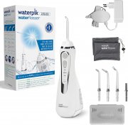 Waterpik Cordless Advanced Waterflosser kabellose Munddusche mit 4 Aufs&auml;tzen