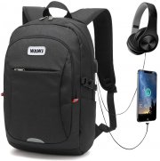 WAWJ Anti-Diebstahl Laptoprucksack mit USB-Ladeanschluss