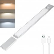 WAYRANK aufladbare LED Unterbauleuchte 40cm mit Bewegungsmelder