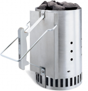 Weber Anz&uuml;ndkamin Rapidfire Starter - Gro&szlig; 32cm mit zwei Griffen