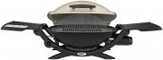 Weber Q2000 Titanium Barbecue Gasgrill mit ausklappbaren Seitentischen