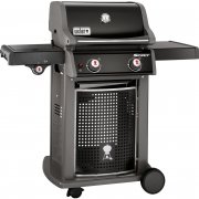 Weber Spirit E 220 Classic Black Edition Gasgrill mit 2 Brennern und Seitenbrenner