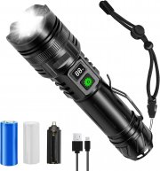 WEDETIAN Aufladbare Taktische 12000 Lumen LED Taschenlampe mit 5 Lichtmodi