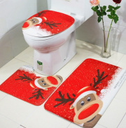 Weihnachtliche Toilettenmatten Sets f&uuml;r 8,23&euro; statt 12,70&euro;