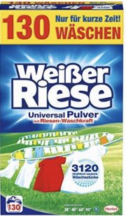Wei&szlig;er Riese 130 Waschladungen Wei&szlig; und Buntw&auml;sche
