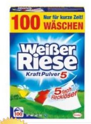  Wei&szlig;er Riese Kraft Pulver 5 (100 Waschladungen) f&uuml;r 11,99 &euro;