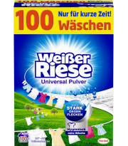Wei&szlig;er Riese Universal Pulver (100 Waschladungen) Vollwaschmittel extra stark gegen Flecken