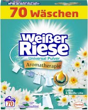Wei&szlig;er Riese Universal Pulver Aromatherapie Lotus & Wei&szlig;e Lilie Vollwaschmittel 70 Waschladungen