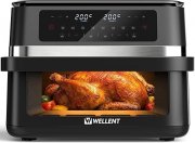 WELLENT Dual Zone Hei&szlig;luftfritteuse 12L f&uuml;r nur 69,99&euro;