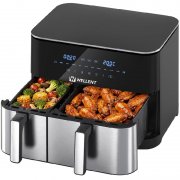 WELLENT XXL Hei&szlig;luftfritteuse mit 2 Kammern f&uuml;r nur 85,99&euro;