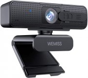 WEMISS Full HD 1080P Webcam mit Mikrofon