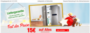 Wenn Ihr bei Quelle noch nicht angemeldet seid, bekommt Ihr 15,- &euro; Rabatt!
