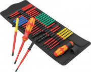 Wera 05006617001 Kraftform Kompakt VDE Big Pack 1 26-teiliges Wechselklingen Set inkl. Handhalter