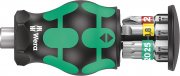 Wera 05008873001 Kraftform Kompakt Stubby 1 Schraubendreher mit 6-teiligen Bit Magazin