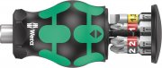 Wera 05008873001 Kraftform Kompakt Stubby 1 Schraubendreher mit Bit Magazin 6-teilig