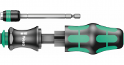 Wera 05051000001 Bit-Handhalter mit Rapidaptor Schnellwechselfutter und Bit-Magazin