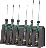 Wera 05118150001 Elektroniker-Schraubendrehersatz 2035/6 A 6-teilig + Rack