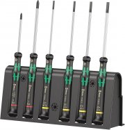 Wera 2035 6-teiliger Elektroniker-Schraubendrehersatz mit Rack