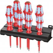Wera 3167 i/7 7-teiliger VDE-isolierter TORX Schraubendrehersatz inkl. Rack