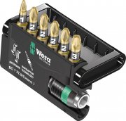 Wera 7 PZ BiTorsion 1 Bit-Check 7-teiliges Bit-Set inkl. Universal-Bithalter