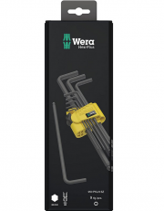 Wera 950 PKL/9 SB BlackLaser Winkelschl&uuml;sselsatz z&ouml;llig 9 teilig