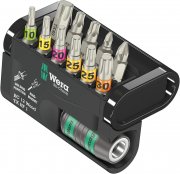 Wera Bit-Check 12 Wood TX HF 1 12-teiliges Bit Sortiment inkl. Rapidaptor Universalhalter