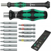 Wera Bit-Sortiment 15-tlg. mit Micro- und Werkstatt-Handhalter inkl. Falttasche
