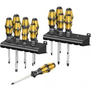 Wera Kraftform Big Pack 900 Schraubendrehersatz Schraubmei&szlig;el + Rack