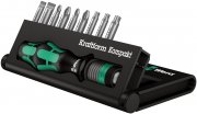 Wera Kraftform Kompakt 10 Bit-Set inkl. Handhalter mit Rapidaptor Schnellwechselfutter