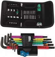 Wera Kraftform Kompakt Zyklop-Knarrensatz 26-teilig + Wera SL/9 TORX HF Winkelschl&uuml;sselsatz 9-teilig