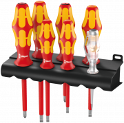 Wera Kraftform Plus Serie 100 160 i/165 i/7 VDE Schraubendreher Satz 7-teilig + Rack